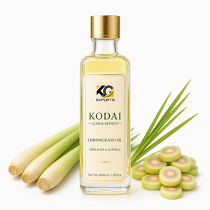 Aceite Esencial de Limoncillo de Tamil Nadu 100% Puro y Natural de Primera Calidad, Destilado al Vapor, para Aromaterapia y Cuidado Facial, Kodai Global Export - Product Image 1
