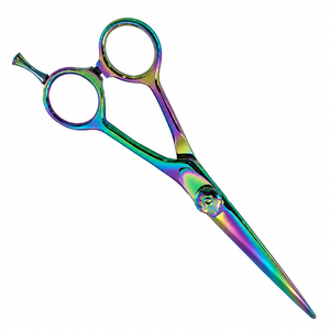 Ciseaux de coiffure professionnels de haute qualité avec logo personnalisé, ciseaux de barbier en titane, ciseaux de coupe pour salon - Product Image 4