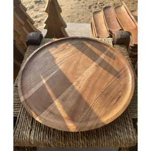 Assiettes de Présentation Écologiques en Plastique Couleur Naturelle – Lots Personnalisés de 100 Pièces pour Mariages, Événements, Hôtels et Restaurants - Product Image 4