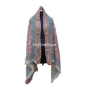 Women's Polka Dot Floral Argyle Digital Print Cotton Satin Hijab <b>Shawl</b> Wrap Dress Winter <b>Ethnic</b> Breathable Daily Wear - Product Image 6