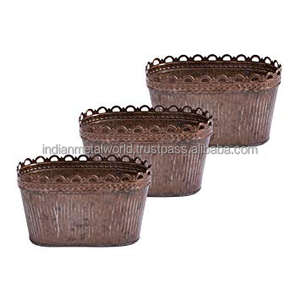 Planteuses modernes Alphabet en fer galvanisé, pièces, décoration de maison et de jardin, bon marché à vendre - Product Image 6