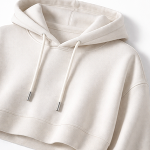 Sudadera con Capucha Corta Oversize Personalizada al por Mayor - Proveedor Ecológico - OEM y Directo de Fábrica - Product Image 4