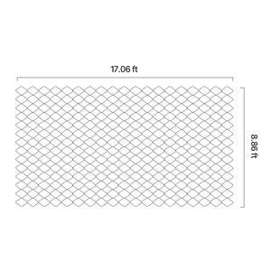 แผ่นตาข่ายกรวดขนาด 2 นิ้ว ความลึก 32.81 x 9.84 ฟุต รับน้ำหนักได้ 1880 ปอนด์ต่อตารางฟุต แผ่นตาข่ายระบายน้ำสำหรับพื้นหญ้าและป้องกันการอัดดิน - Product Image 5