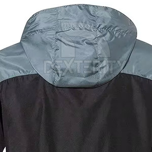 <b>Light</b> Weight Hooded Canvas Men Rain <b>Jacket</b> Full Zipper <b>Waterproof</b> Windproof Eco-Friendly Polyester Made in Pakistan Hot Sale - Product Image 3
