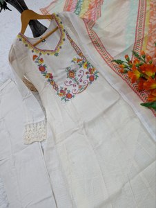 WOMEN S PURE VISCOSE COTTON CHEX KURTA SET'S PAVITRA <b>TOP</b> FABRIC PURE VISCOSE COTTON - Product Image 6