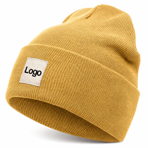Bonnet en tricot avec détails de patchwork, vente en gros pour les détaillants de mode américains, marque privée, approvisionnement direct usine - Product Image 4
