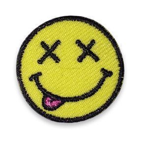 Six Trend Sports Patch brodé circulaire pour vêtement, à coudre avec épingle de sûreté, en tissu jaune et noir, style simple - Product Image 3