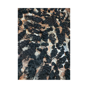 Thick Raw Indian Hair Extensions Unprocessed Indian Temple Hair Extensions Strands Ideal For Styling Temple Hair Bundles India - Product Image 3