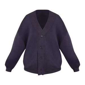 Conjunto de Dos Piezas de Felpa para Mujer, de Alta Calidad, Informal, para Invierno, Pantalones Deportivos de Color Sólido y Sudadera con Botones, Conjunto de Punto para Mujer - Product Image 4