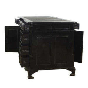 โต๊ะประธานสไตล์ยุโรป โต๊ะทำงานคู่แบบคลาสสิกสำหรับออกแบบเฟอร์นิเจอร์สำนักงานสไตล์วินเทจและโฮมออฟฟิศสไตล์ฝรั่งเศส - Product Image 6