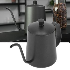 Tetera de Acero Inoxidable Negra con Boquilla de Precisión para Verter Café y Té, Apta para Uso Alimentario, para Cocina, Oficina, Cafetería, Hotel - Product Image 3