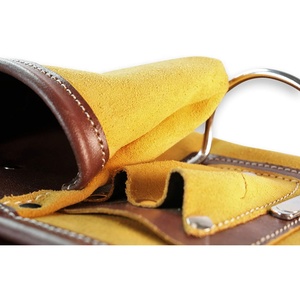 Sac de ceinture à outils en cuir de vachette jaune sur mesure pour charpentier et encadreurs de construction sacs à outils électriques de stockage en nylon - Product Image 6