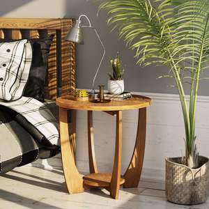 Table d'appoint en bois de construction durable, conçue pour une performance longue durée et un usage domestique quotidien - Product Image 5