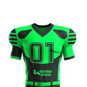 Uniforme de Fútbol Americano para Adultos, Alta Calidad, Precio Bajo, Venta al Por Mayor, 100% Poliéster - Product Image 4