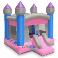 Château gonflable arc-en-ciel Moonwalk 13' x 13' pour usage commercial, château de saut gonflable, jouets gonflables pour fête