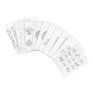 Juego de troqueles de corte - 10 piezas de troqueles metálicos para letras, números y patrones de árboles, compatibles con máquinas de troquelado y grabado en relieve - Product Image 1