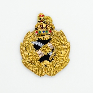 Badges sur mesure de haute qualité avec épingle de sûreté, nouveau design, badges en fil de soie de luxe, style premium, badges GNG IMPEX - Product Image 1