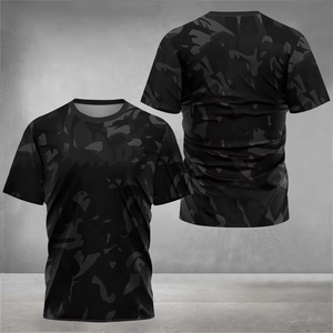 เสื้อยืดกีฬาฤดูร้อนปี 2026 สำหรับผู้ชาย แฟชั่นทันสมัย สตรีทแวร์ พิมพ์ลาย 3 มิติ เสื้อยืดฟิตเนส ทรงหลวม ยืดหยุ่น สวมใส่สบาย - Product Image 1