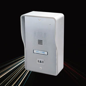 Interphone GSM Gainwise SS1603-01 4G, contrôle d'accès aux portes, sonnette audio-vidéo, acier inoxydable, alimentation CC, carte SIM - Product Image 1