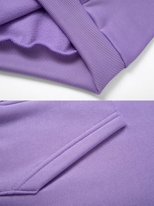 Ensemble sweat-shirt et pantalon pour filles, 2 pièces, couleur unie, manches longues, confortable, tenue de sport pour enfants, fabriqué au Bangladesh. - Product Image 6