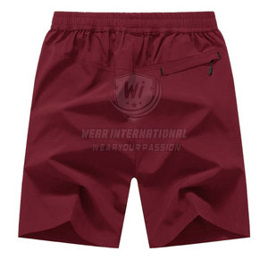 Pantalones Cortos Deportivos de Tela Casual Sólida de Primera Calidad, Ligeros, de Secado Rápido, Transpirables, en Colores Personalizados, para Venta en Línea - Product Image 2