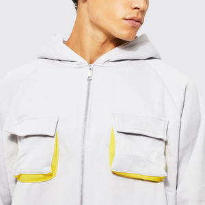 Ensemble de survêtement homme 100 % coton de haute qualité OEM, nouvelle collection, style jogger, poches latérales, imprimé, écologique et respirant - Product Image 3