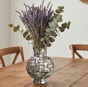 Jarrón de Metal con Patrón de Mosaico Vintage para Decoración de Interiores, Hogar, Hotel, Mesa de Boda, Adorno Artístico Clásico - Product Image 4