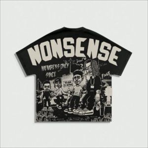 Camiseta Blanca Extra Grande con Estampado Personalizado para Hombre, 100% Algodón, Hombros Caídos, Estilo Urbano de Verano, Camiseta Lisa al por Mayor - Product Image 3