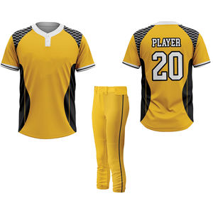 Maillots de softball et de baseball à manches courtes personnalisés pour unisexe avec logo d'équipe et options personnalisables - Product Image 2