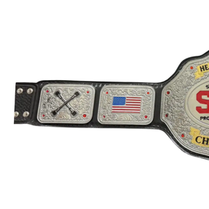 Super Strong Pro Heavyweight Wrestling Championship Belt SSP American and Japanese Flag Design High-Quality Leather Strap - Product Image 3