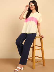 เสื้อผู้หญิง Maaesa ผ้าเรยอน ลายมัดย้อม คอลเลคชั่นดีไซเนอร์ เสื้อฤดูร้อนน้ำหนักเบา จากผู้ส่งออกอินเดีย - Product Image 2
