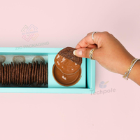 Boîte en carton écologique personnalisée de haute qualité pour l'emballage alimentaire de biscuits, pain, beignets, vente au détail avec insert et fenêtre transparente