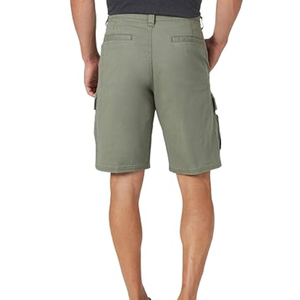 กางเกงขาสั้นคาร์โก้คลาสสิกสำหรับผู้ชายพร้อมกระเป๋าหลายช่อง สวมใส่สบายสำหรับทำงานและกิจกรรมกลางแจ้ง - Product Image 2