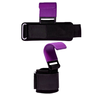 Ganchos de Powerlifting para Gimnasio y Deportes, Soporte para Muñecas, Neopreno Resistente, Transpirable, Portátil, Antideslizante, Unisex - Product Image 3