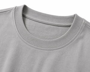 Camiseta Oversize para Hombre, Manga Corta, Cuello Redondo, Color Sólido, Estilo Casual Holgado, 100% Algodón Jersey Tejido Liso - Product Image 4