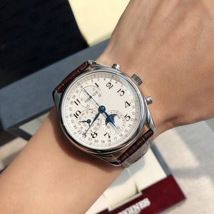 Montre de Plongée Automatique Sportive de Luxe 41mm Étanche en Cuir et Acier avec Verre Saphir, Design Quotidien de Haute Qualité - Product Image 6