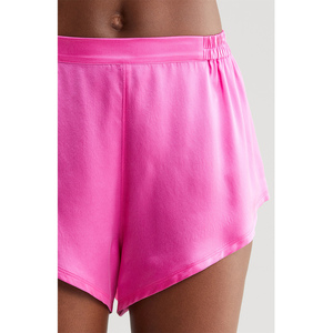 Pijamas de noche 100% seda para mujer, conjunto de pijamas de talla grande con pantalones de manga 3/4, ropa de dormir, pijamas de ocio para estar en casa. - Product Image 6