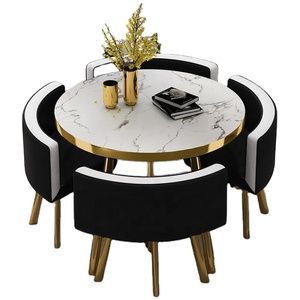 Juego de mesa de comedor/Sillas de comedor/Juego de mesa y sillas Juego de mesa de cocina Muebles de comedor Mesa de comedor redonda Rectangular - Product Image 1