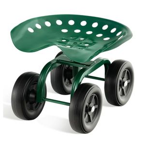 Sedile da Lavoro Girevole Pieghevole a 360 Gradi per Giardino, Ecologico, con Seduta Girevole e Altezza Regolabile - Product Image 2