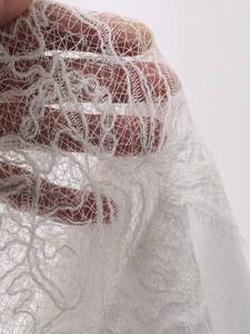 Oversized Layered Floral Lace Hem <b>Tee</b> <b>White</b> Short Sleeve Crewneck Trendy Women's Shirts Cotton Loose Casual Summer Pullover Top - Product Image 4