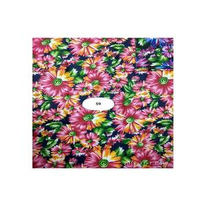 Tissu imprimé en satin de coton écologique Matériau doux extensible Respirant Fiable pour accessoires et vêtements textiles pour la maison - Product Image 1