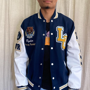 Vestes universitaires pour hommes en gros, vestes universitaires vierges, vestes universitaires personnalisées avec logo, vestes universitaires simples pour hommes - Product Image 1