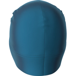 Bonnet de bain rayé sportif unisexe bleu vert jaune 100% polyester respirant printemps été pour adulte - Product Image 4