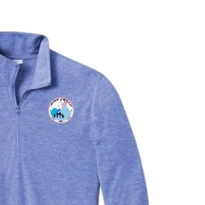 Pull léger à col zippé pour homme Jack and Jill, bleu clair, décontracté, athlétique, respirant, à porter au quotidien - Product Image 4