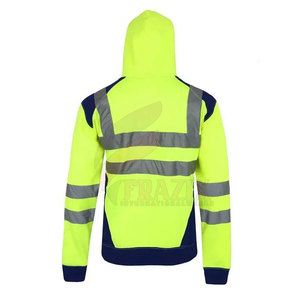 Chaqueta de seguridad de alta visibilidad, ligera y reflectante para trabajo al aire libre y protección en el lugar de trabajo. - Product Image 2