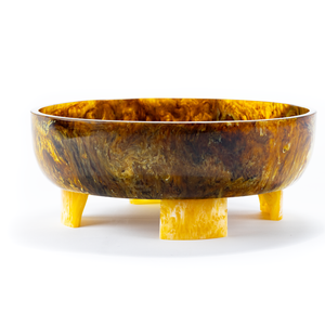 Cuenco de Resina Epoxi Dorada Dark Alchemy |   Cuenco Decorativo Negro Misterioso Hecho a Mano para Mesa de Centro - Product Image 3
