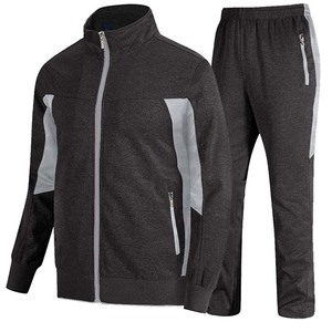 Survêtement unisexe bleu et vert fluo avec blocs de couleur, fermeture éclair sur toute la longueur, style sportif décontracté pour l'automne avec poches latérales - Product Image 3