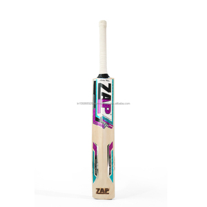 Batte de cricket ZAP Classic Pro en saule anglais, taille 1, orientation gauche/droite, épaisseur 13-16 mm, poids 2,6 lb, pour le sport, durable - Product Image 1