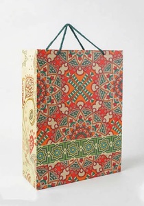 Color Printed Paper Gift <b>Bag</b> Rope Handle Shopping Carrier <b>Bag</b> for Retail Party Favor Packaging - Product Image 3