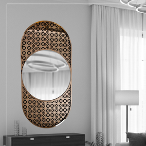 Mejore el interior de su hogar con un espejo SS PVD de diseño exclusivo, donde la ingeniería avanzada se une al lujo artístico. - Product Image 1